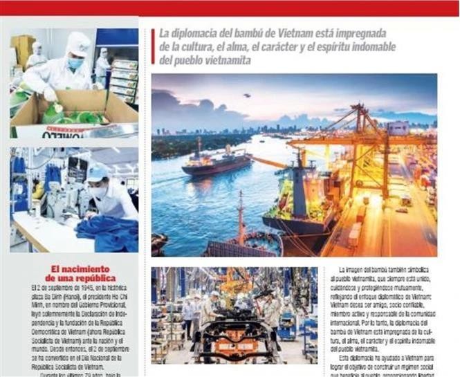 The article about Vietnam's 79th National Day is on Mexican magazine Voces Del Periodista. (Photo: sceenshot) mexico.webp