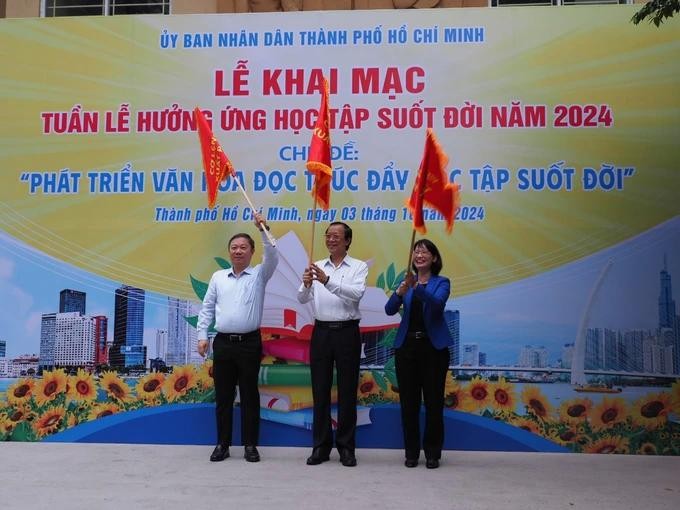 At the official launch ceremony thu truong.webp