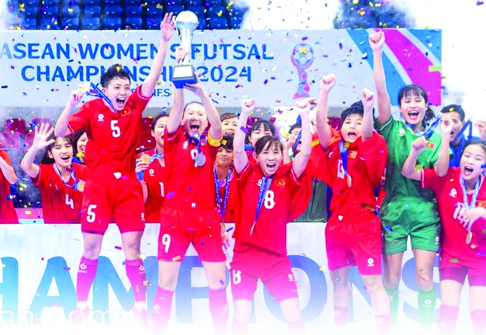 Vietnam wins 2024 Southeast Asian Women's Futsal Championship futsal.jpg