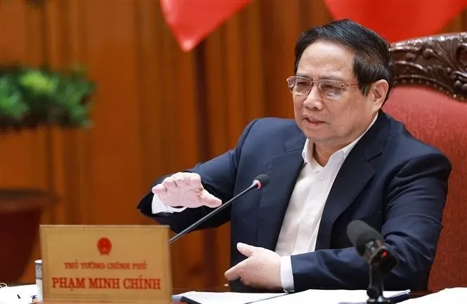 Prime Minister Pham Minh Chinh speaks at the meeting of the Government Party Committee’s Standing Board on July 1. (Photo: VNA) pm.jpg