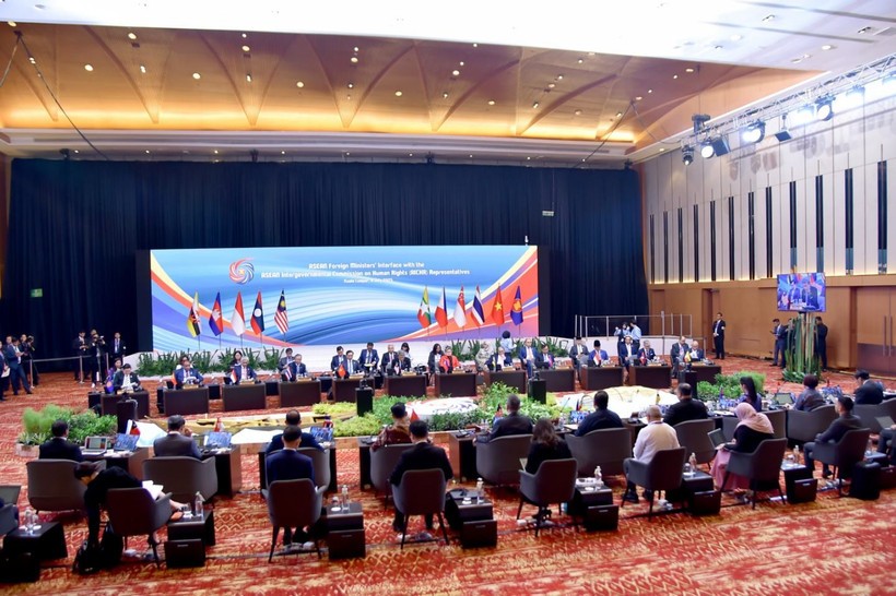 An overview of the ASEAN foreign ministers' interface with the ASEAN Intergovernmental Commission on Human Rights (AICHR) in Kuala Lumpur (Photo: Ministry of Foreign Affairs) asean.jpg