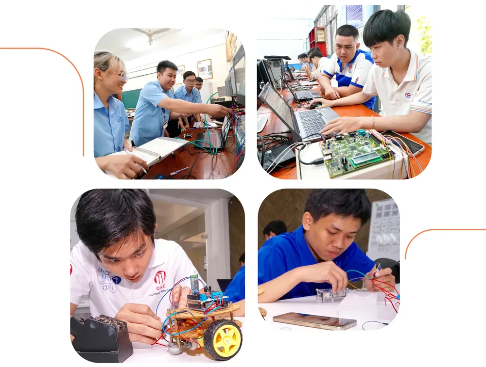 HCMC focuses on training high-quality human resources (Photo: SGGP/Hoang Hung) hinh-ghep.jpg