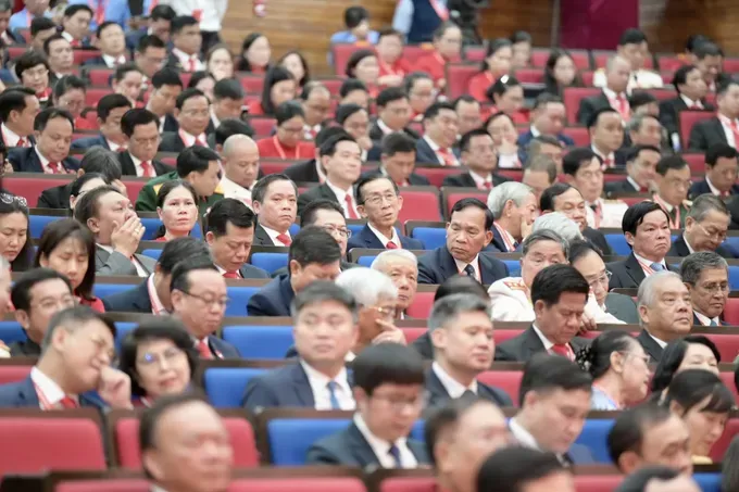 Participants at the first Congress of the Ho Chi Minh City Party Committee (Photo: SGGP) dai-bieu-1.jpg