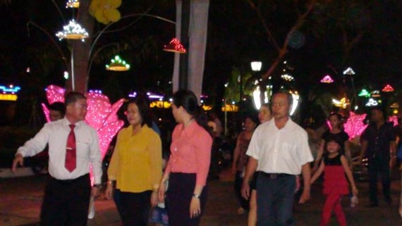 Walking street was in Nguyen Van Tri street