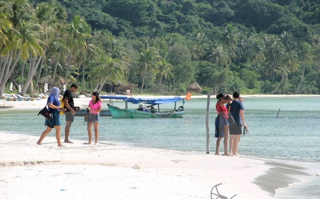 Bai Sao beach in Phu Quoc Island (Photo: VNA)