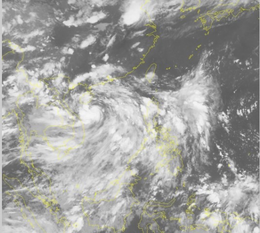 Storm ‘Talas’enters the East Sea.