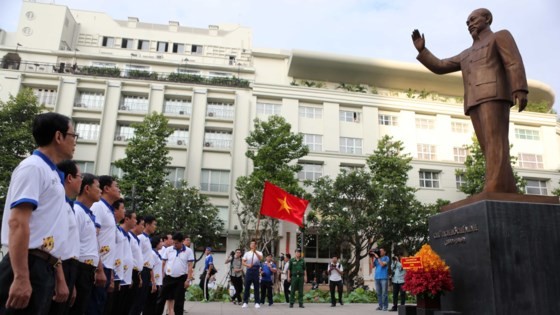 Walk to support Vietnamese sport delegation before SEA Games 29 ảnh 1 Walk to support Vietnamese sport delegation before SEA Games 29 ảnh 1