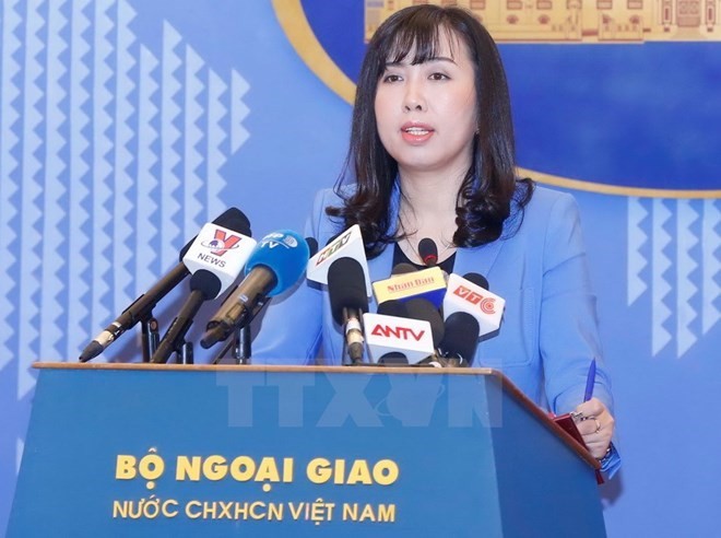 The Foreign Ministry’s Spokesperson Le Thi Thu Hang. (Photo: VNA)