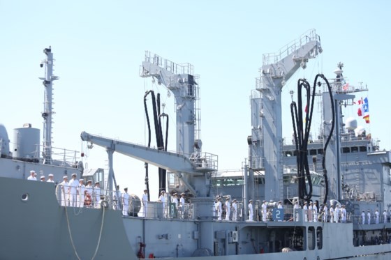 RoK's naval ships arrive in Da Nang city ảnh 1 RoK's naval ships arrive in Da Nang city ảnh 1