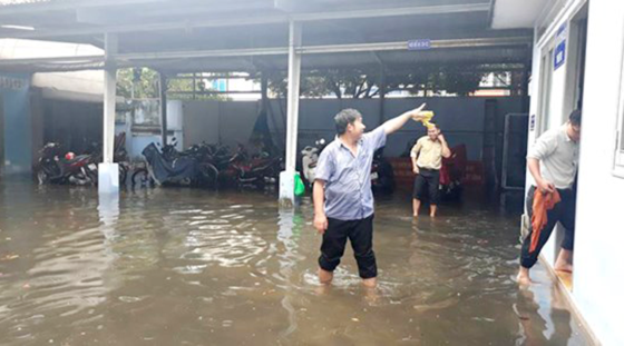 Mekong tides cause flooding ảnh 1 Mekong tides cause flooding ảnh 1