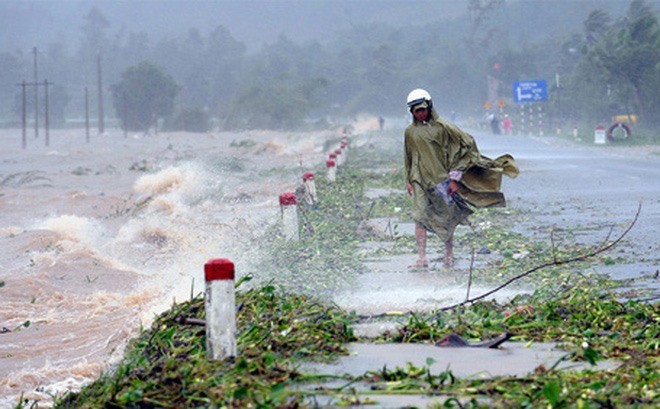 The tropical low depression can cause flash flood, landslide and flooding in the mountainous and lowland areas.Photo: VNS