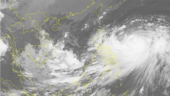 New tropical depression is approaching Spratly Islands