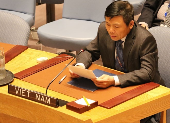 Ambassador Dang Dinh Quy, head of Vietnam’s permanent mission to the United Nations (Photo: VNA)