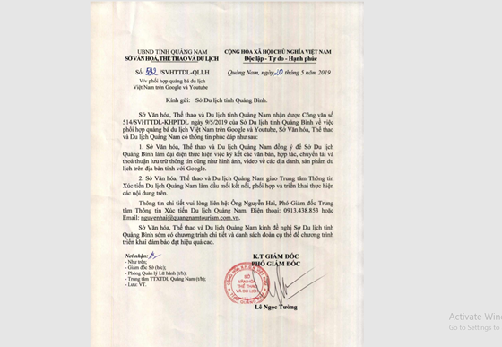 Quang Binh signs deal with Google to promote tourism  ảnh 2