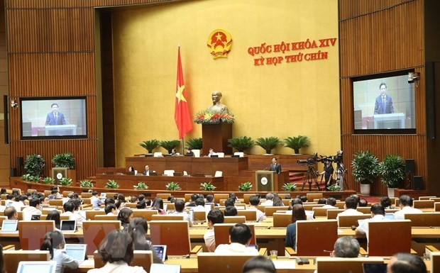 At a working session of the National Assembly (Photo: VNA)