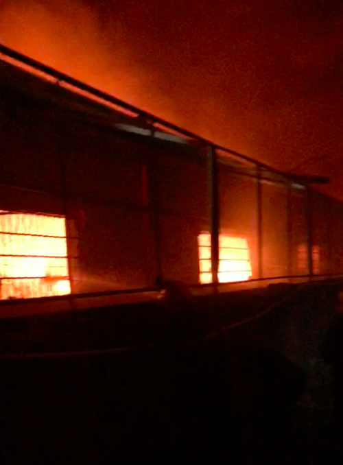 Massive warehouse fire erupts in Tan Tao Industrial Park