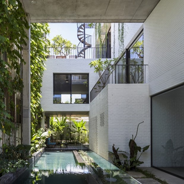Vo Trong Nghia's "Thang House" work (Photo: Internet)
