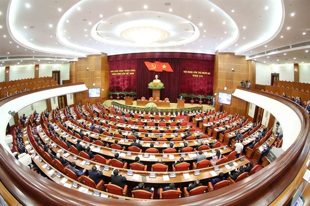 An overview of the closing session in Hanoi on Friday. VNA/VNS Photo Phuong Hoa