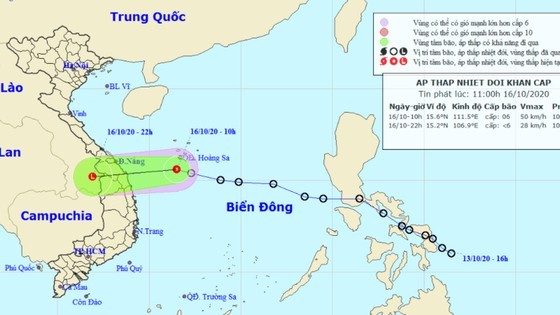 Tropical depression will enter mid- Central mainland region from Friday afternoon