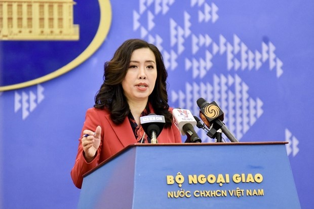 Spokeswoman of the Foreign Ministry Le Thi Thu Hang (Photo: VNA)