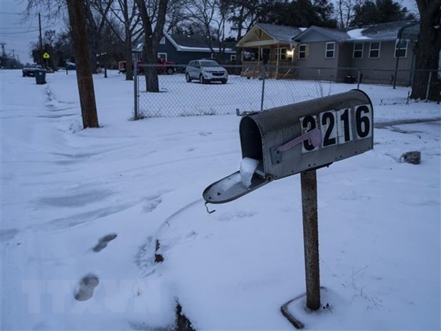 Snow storm in Texas (Photo: VNA)