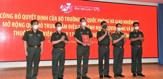 Covid-19 treatment center of 175 Military Hospital upgraded to 350 beds ảnh 1 Covid-19 treatment center of 175 Military Hospital upgraded to 350 beds ảnh 1
