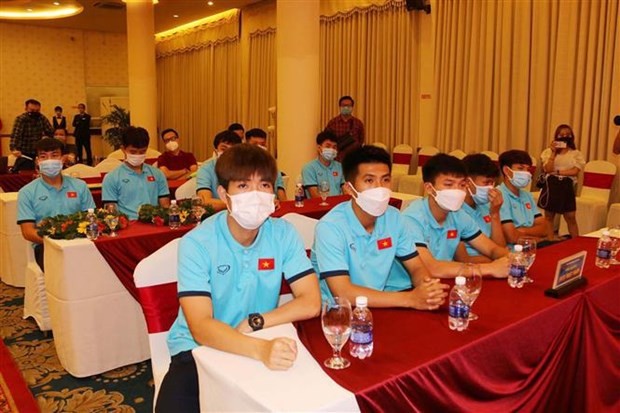 Vietnam’s U23 football team welcomed home ảnh 3 Vietnam’s U23 football team welcomed home ảnh 3