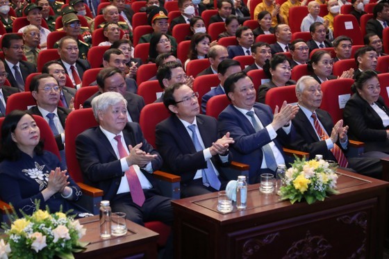 Ceremony held to mark 60th founding anniversary of Vietnam-Laos diplomatic ties ảnh 12 Ceremony held to mark 60th founding anniversary of Vietnam-Laos diplomatic ties ảnh 12