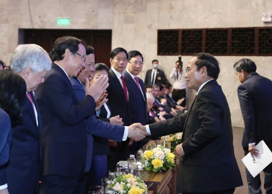 Ceremony held to mark 60th founding anniversary of Vietnam-Laos diplomatic ties ảnh 13 Ceremony held to mark 60th founding anniversary of Vietnam-Laos diplomatic ties ảnh 13