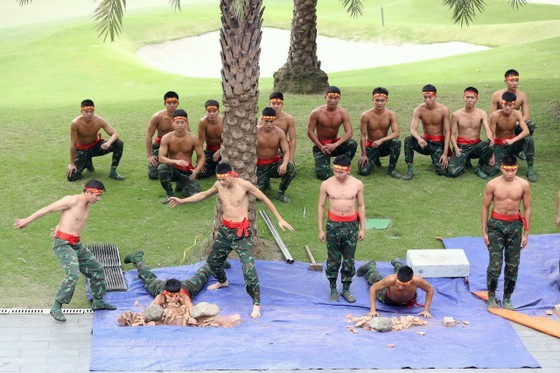 Vietnamese air forces, commandoes perform at Vietnam International Defense Expo  ảnh 3