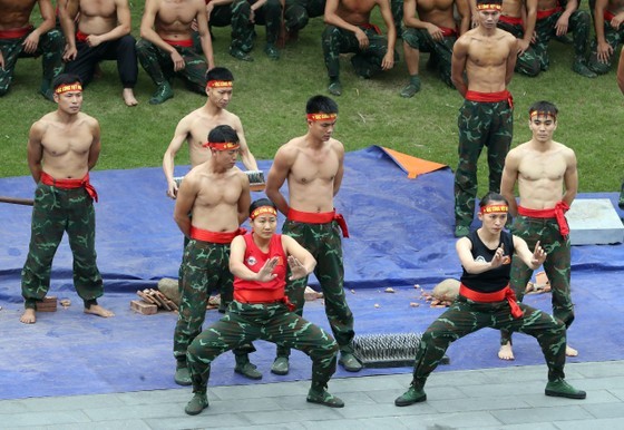 Vietnamese air forces, commandoes perform at Vietnam International Defense Expo  ảnh 4