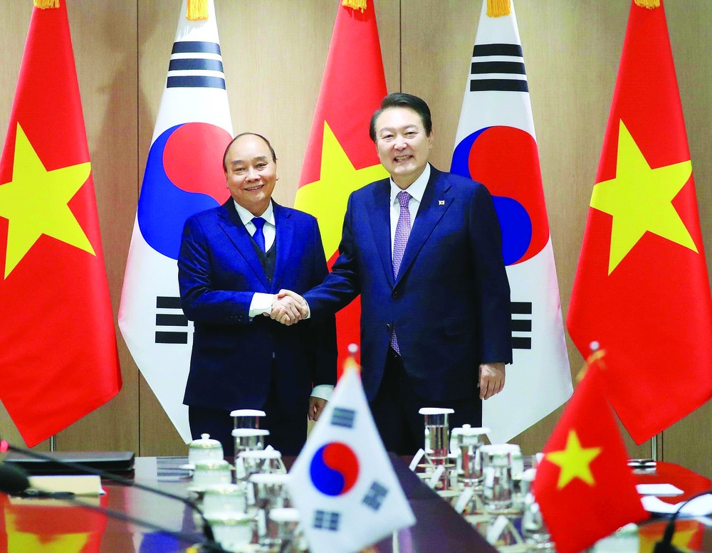 State President Nguyen Xuan Phuc had official talks with President of the Republic of Korea Yoon Suk – yeol in Seoul on December 5, 2022. State President Nguyen Xuan Phuc had official talks with President of the Republic of Korea Yoon Suk – yeol in Seoul on December 5, 2022.