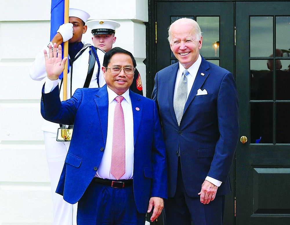 Vietnamese Prime Minister Pham Minh Chinh met US President Joe Biden on May 12, 2022 (local time) in Washington D.C Vietnamese Prime Minister Pham Minh Chinh met US President Joe Biden on May 12, 2022 (local time) in Washington D.C