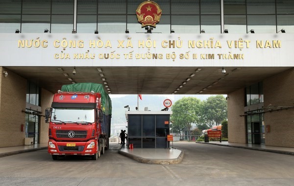 At Kim Thanh International Land Border Gate No. 2 (Photo: VNA)
