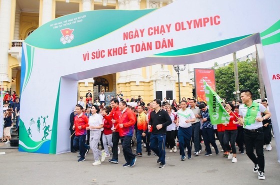 At Olympic Running Day for People's Health 2023 At Olympic Running Day for People's Health 2023