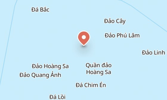 Grab Vietnam has updated the map of the Truong Sa (Spratly) archipelago Grab Vietnam has updated the map of the Truong Sa (Spratly) archipelago
