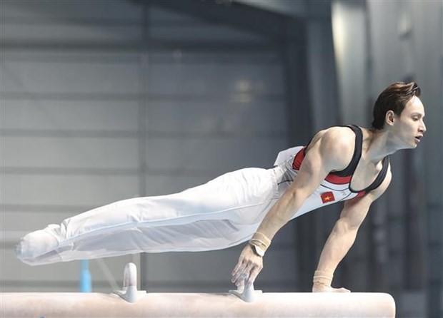 Gymnast Dinh Phuong Thanh (Photo: VNA)