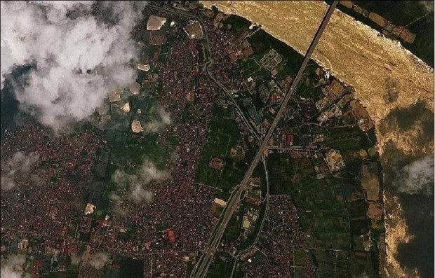 An image captured by VNREDSat-1 An image captured by VNREDSat-1