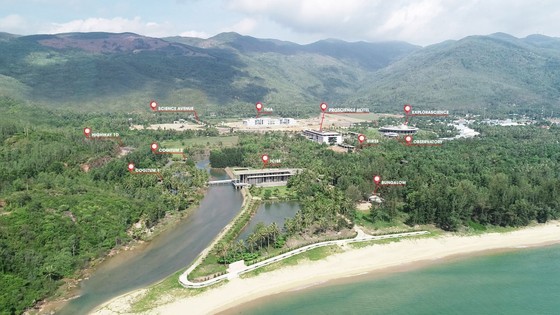 Nobel Avenue is located at Quy Hoa Science and Education Urban Area in Ghenh Rang Ward, Quy Nhon City. (Photo: ICISE)