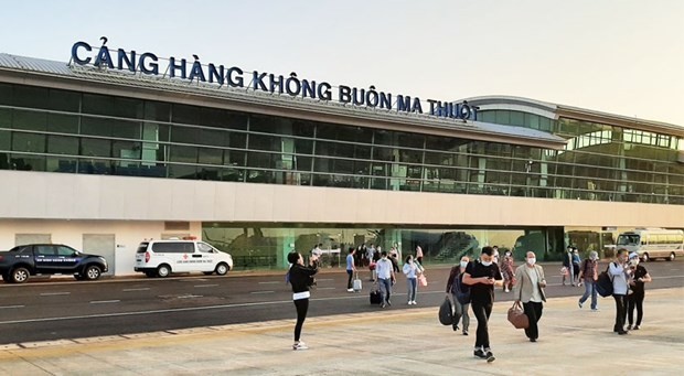 Buon Ma Thuot Airport in Dak Lak province is a major airport in the Central Highlands. (Photo: baogiaothong.vn) Buon Ma Thuot Airport in Dak Lak province is a major airport in the Central Highlands. (Photo: baogiaothong.vn)