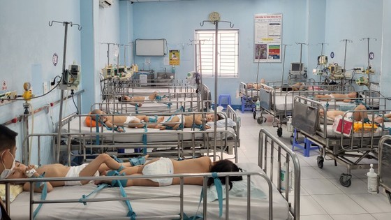 Cases of hand-foot-mouth disease in HCMC last week are 2.1 times more than last month. Cases of hand-foot-mouth disease in HCMC last week are 2.1 times more than last month.