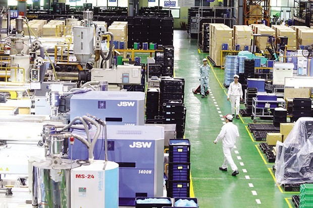 A factory of Hanoi Plastic Company in Hanoi. (Photo: baodautu.vn)