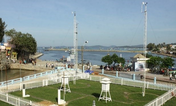 A flood warning system. (Photo: VNA) A flood warning system. (Photo: VNA)