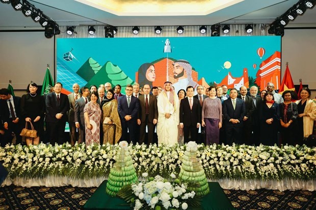 At the ceremony to mark the 93rd anniversary of Saudi Arabia’s National Day (September 23) in Hanoi (Photo: VNA)