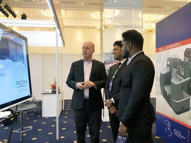 The 3rd Vietnam International Aviation Expo opens in Ho Chi Minh City on October 11. (Photo: VNA)