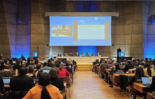 The 24th session of the General Assembly of States Parties to the World Heritage Convention in Paris (Photo: VNA) The 24th session of the General Assembly of States Parties to the World Heritage Convention in Paris (Photo: VNA)
