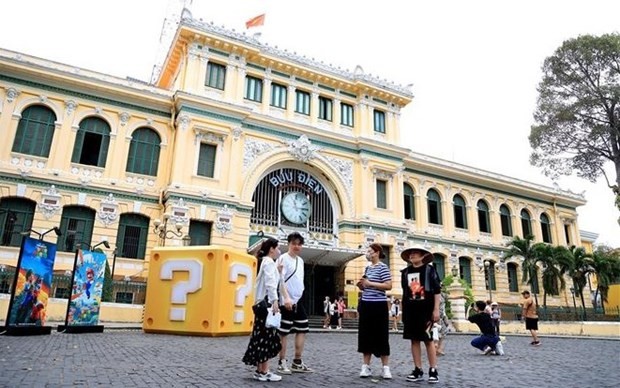 Sai Gon Central Post Office is an iconic landmark in the city. (Photo: VNA) Sai Gon Central Post Office is an iconic landmark in the city. (Photo: VNA)