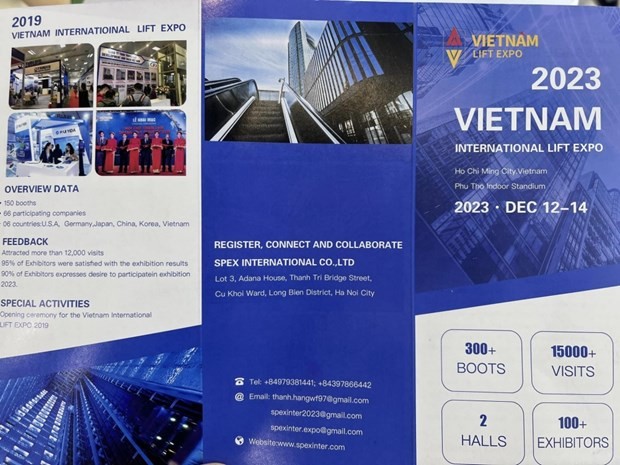 The Vietnam International Lift Expo 2023 opens in Ho Chi Minh City on December 12 (Photo: apchithangmay.vn) vietnam-lift-expo-2-1089.jpg