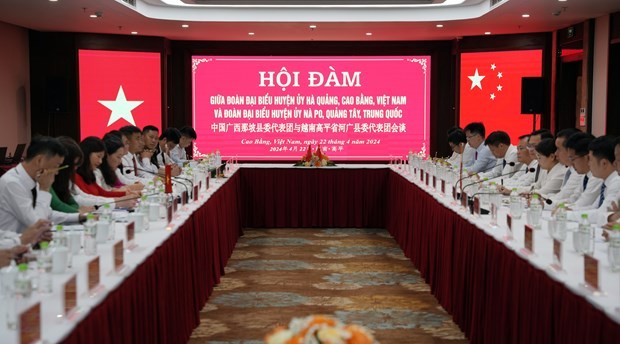 At the talks (Photo: VNA) ha_quang_napo.jpg