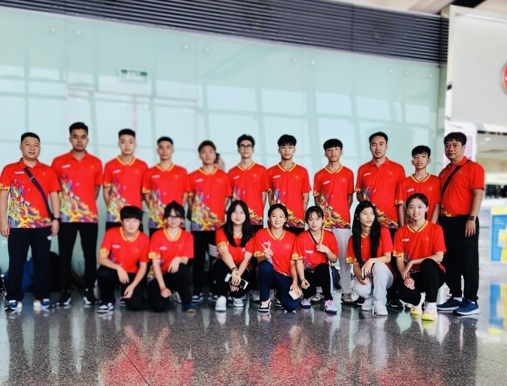 Vietnam’s table tennis team has sent a squad of 16 players to compete in the 2024 Southeast Asian Youth Table Tennis Championships. (Photo: VTF) img-8338-9922.jpg.jpg
